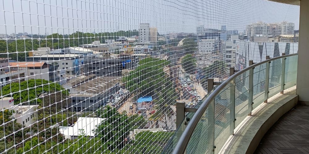 Balcony Pigeon Nets Installation in chennai